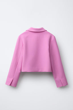 BLAZER CROPPED BOTONES JOYA / Rosa - Zara фото 2