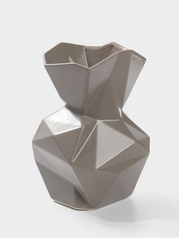 Ваза настольная керамика "Анхель" 20х12 см, серый