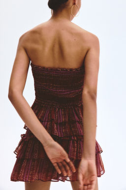 Minifalda pantal?n de gasa con volantes - H&m фото 3
