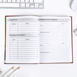 Ежедневник недатированный, А5, 160 л., твердая обложка «Ежедневник учителя»