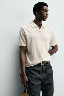 POLO PUNTO REGULAR FIT / Crudo - Zara фото 6
