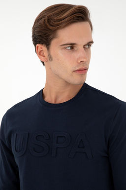Мужской темно-синий базовый свитшот - U.s. polo assn фото 2
