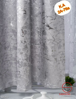 Комплект шторы с тюлям для кухни короткие 2.70 см * 1.70 см