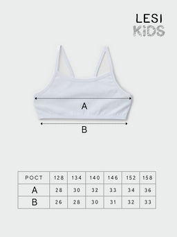Топ бельевой в комплекте 2 шт - Lesi kids фото 3