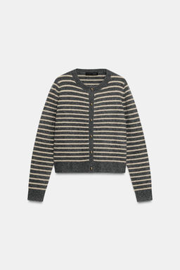 STRIPED CARDIGAN - Zara фото 7