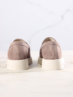 Лоферы туфли 176.1593be.Капучино замша