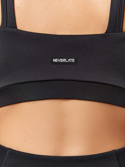Спортивный топ-бра с перекрестными бретелями - NEVERLATE фото 4