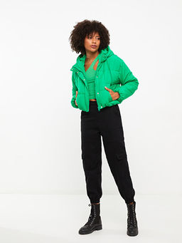 Kad?n Kap??onlu D?z ?i?me Mont - Waikiki фото 2