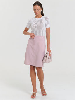 Блузка вязаная с рукавом реглан.