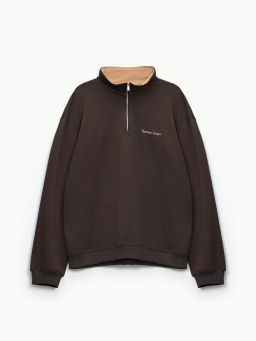 Толстовка с вставками из вельвета ZR2609043204-27 / Zarina