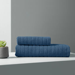 Полотенце Волшебная Ночь МХ42 70/140 Wave Темно-лазурный 00 - Нордтекс фото 3