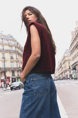 THICK KNIT WAISTCOAT - Zara фото 3