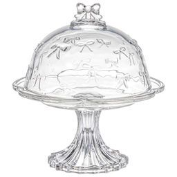 БЛЮДО VENEZIA С КРЫШКОЙ НА НОЖКЕ 20*22 СМ
