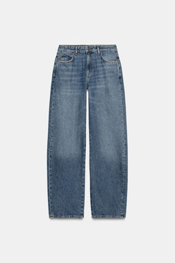ZW COLLECTION MID-WAIST JEANS - Zara фото 5