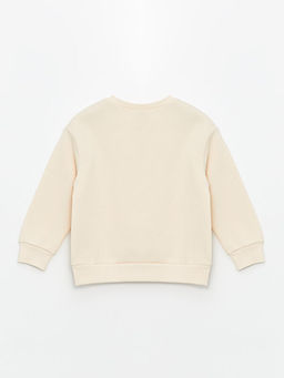 Bisiklet Yaka Bask?l? Uzun Kollu K?z ?ocuk Sweatshirt - Waikiki фото 2