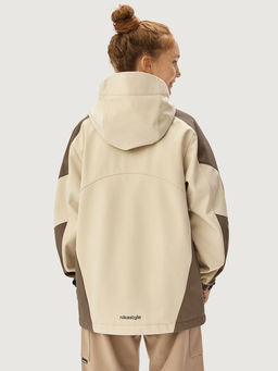 Ветровка 4л15626 кешью/кофе