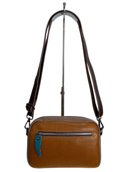 Женская сумка из натуральной кожи, цвет мультицвет - Greta фото 2