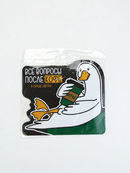 Коврик для компьютерной мыши «Все вопросы после кофе», 22×20 см