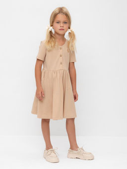 КР 5876/нежный бежевый к567 платье для дев