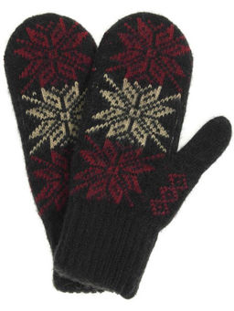 Варежки женские "Три снежинки" 3021-3