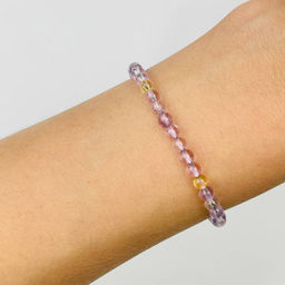 Браслет из Аметиста и Цитрина