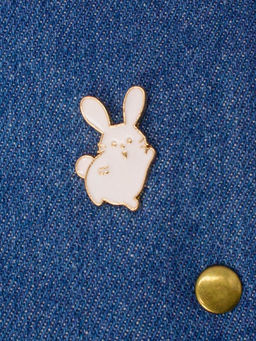 Значок металлический iLikeGift "Friendly bunny"