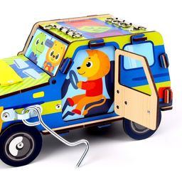 Бизиборд Машинка - Лесная мастерская фото 5