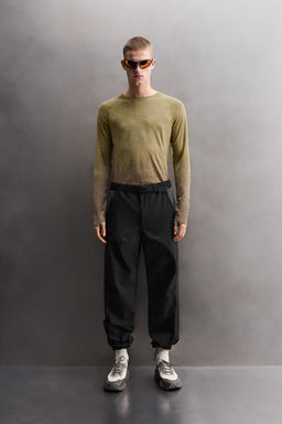 TECHNICAL TROUSERS WITH BELT