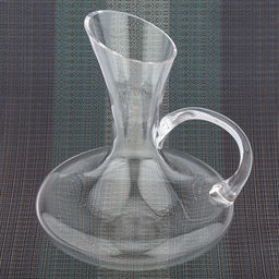 Декантер для вина стеклянный Crystal 1,55л, д20,4см, h24см, горло 8,6х9,2см, основание д7,5см, с ручкой, прозрачный, в коробке (Китай) - Домашняя мода фото 2