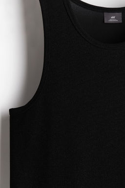 Camiseta metalizada sin mangas Regular Fit - H&m фото 4