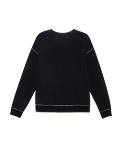 CONTE Хлопковый свитшот с мерцающим рисунком Disney LD 949 royal black - Conte elegant фото 4