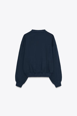 BASIC PLUSH SWEATSHIRT - Zara фото 12