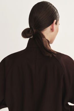 Chaqueta oversize en mezcla de lino - H&m фото 8