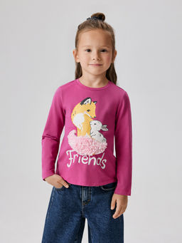 ACOOLA / Джемпер детский для девочек Lynx фиолетовый