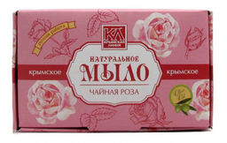 Мыло натуральное туалетное твердое Роза, 50 г