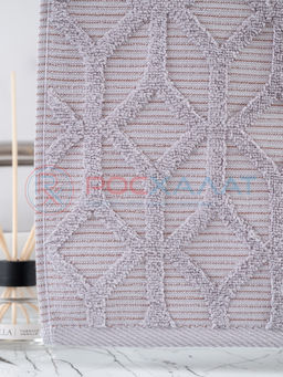 Махровое полотенце жаккардовое Полоса Ария дымка ПМА-6595 (271) 70х140