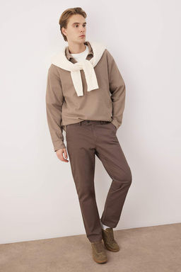 Siyah Erkek Dokuma Esnek Kumas Pantolon TMNAW26PL00033 - Trendyolmilla фото 23