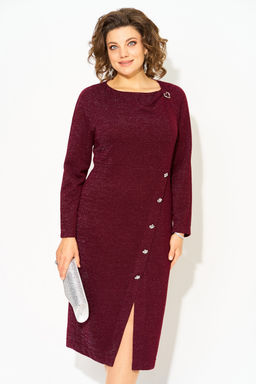 Платье Liliana 1501 бордо фото 4