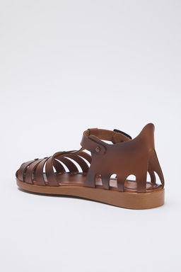 Trendyol Shoes Taba Parmaklar? Kapatan Yuvarlak Burun Kad?n Bodrum Sandalet TAKSS25SD00022 - Trendyolmilla фото 12