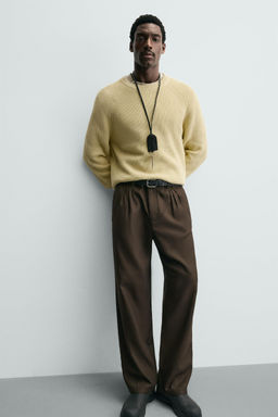 RIBBED TEXTURED JUMPER - Zara фото 6