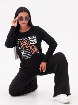 Лонгслив Форэвэр женский черный - София фото 10