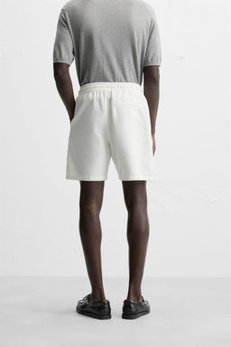 TEXTURED REGULAR FIT BERMUDA SHORTS - Zara фото 30