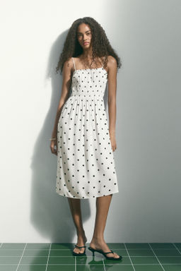 Smocked strappy dress - H&m фото 7