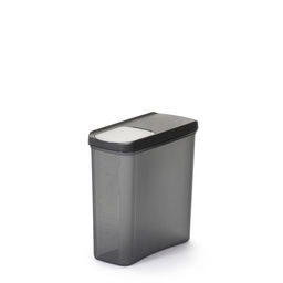 Цена за 2 шт. Емкость для сыпучих продуктов "Лайн" 2л (графитовый) М9006