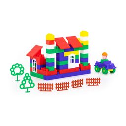 Конструктор Строитель (129 элементов) (в пакете) - Полесье фото 3