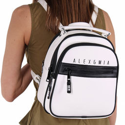 Рюкзак 8873CD white Alex&Mia
