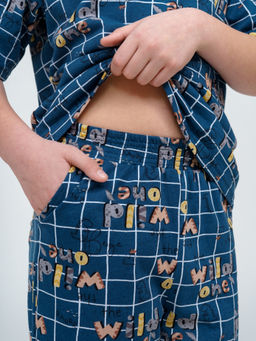 М28/1Д Костюм "Клетка/индиго"