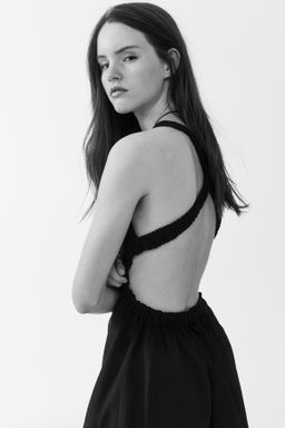 Maxivestido con espalda descubierta - H&m фото 6