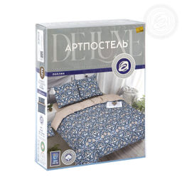 Постельное белье Ар-Деко (поплин DE LUXE) 1,5 сп./Пододеяльник: 1 шт. - 215*145; Простыня: 1 шт. - 215*150; Наволочка: 2 шт. - 70*70; DE LUXE - Артпостель фото 5