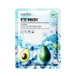 SADOER Питательная и охлаждающая тканевая маска для лица с экстрактом авокадо.